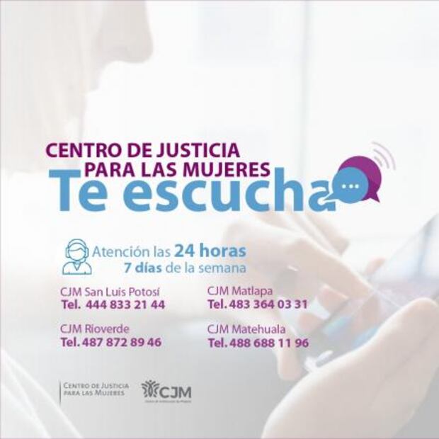 Llama Centro de Justicia para Mujeres hacer uso del servicio “CJM te escucha”