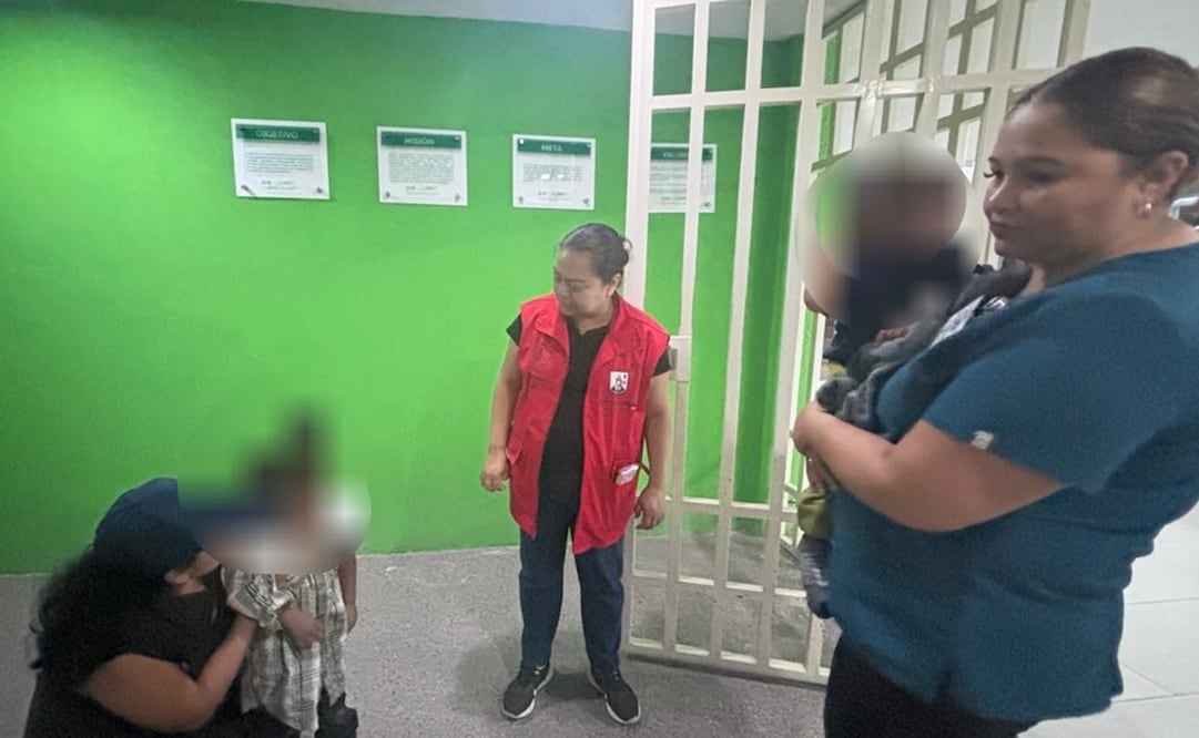 Los menores fueron asegurados por el DIF Municipal de SLP. Foto: Especial