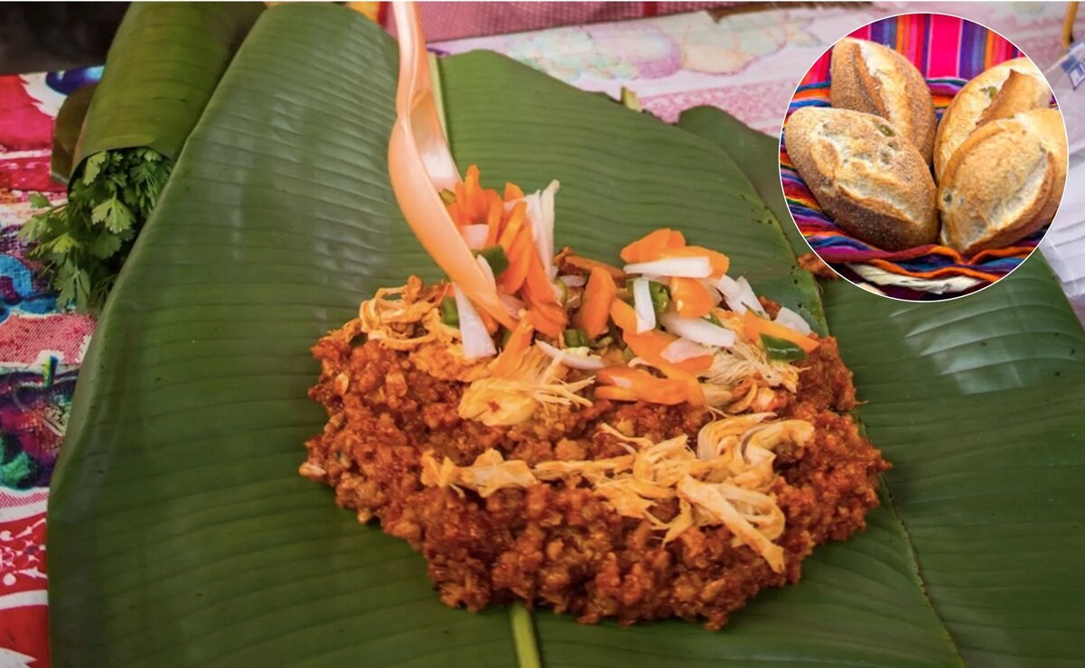 De la misma familia que la guajolota, pero con alma huasteca: la chachalaca es una torta rellena de zacahuil que conquista por su autenticidad. Foto: Especial.