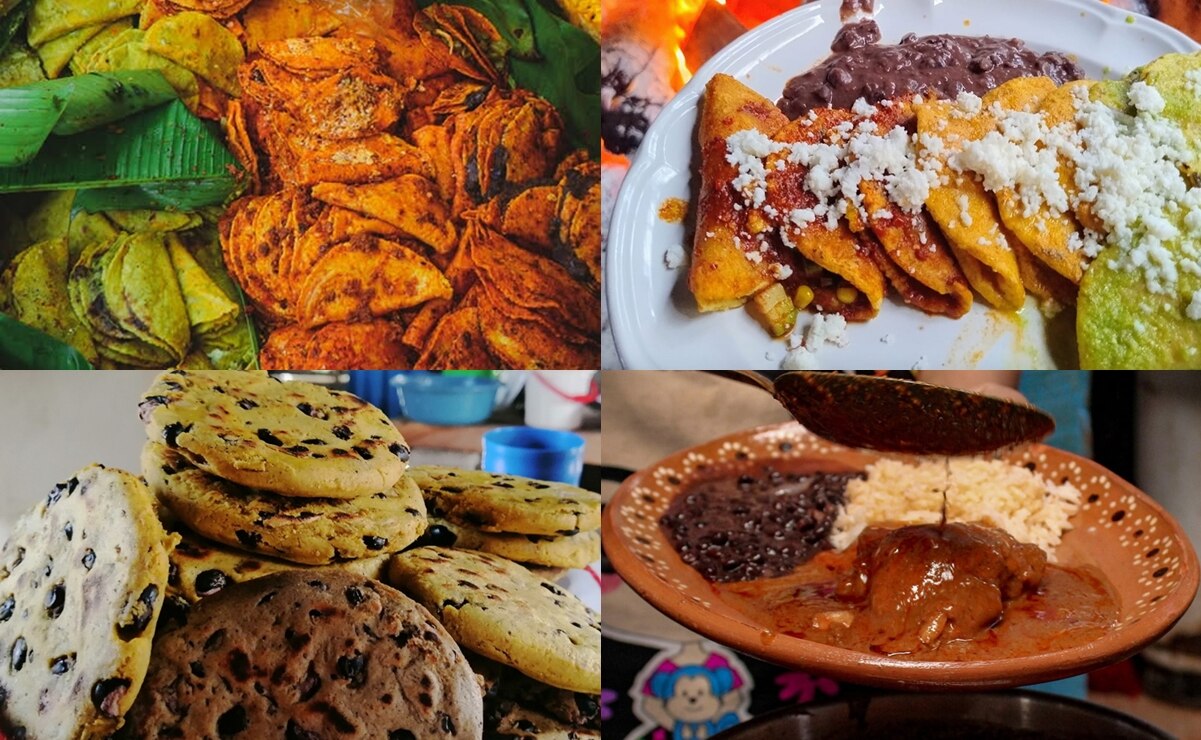 Platillos en Axtla de Terrazas. Fotos: San Luis Potosí Turismo y @Axtla Místico