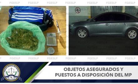 Aseguran a agente de la Fiscalía, traía droga 