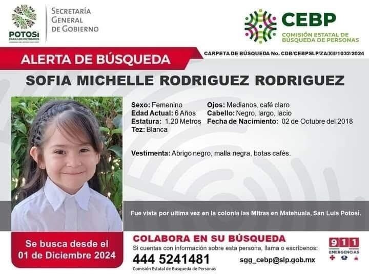 Desaparecen 3 hermanitos en Matehuala; no se sabe de ellos desde 1 de diciembre. Foto: Especial