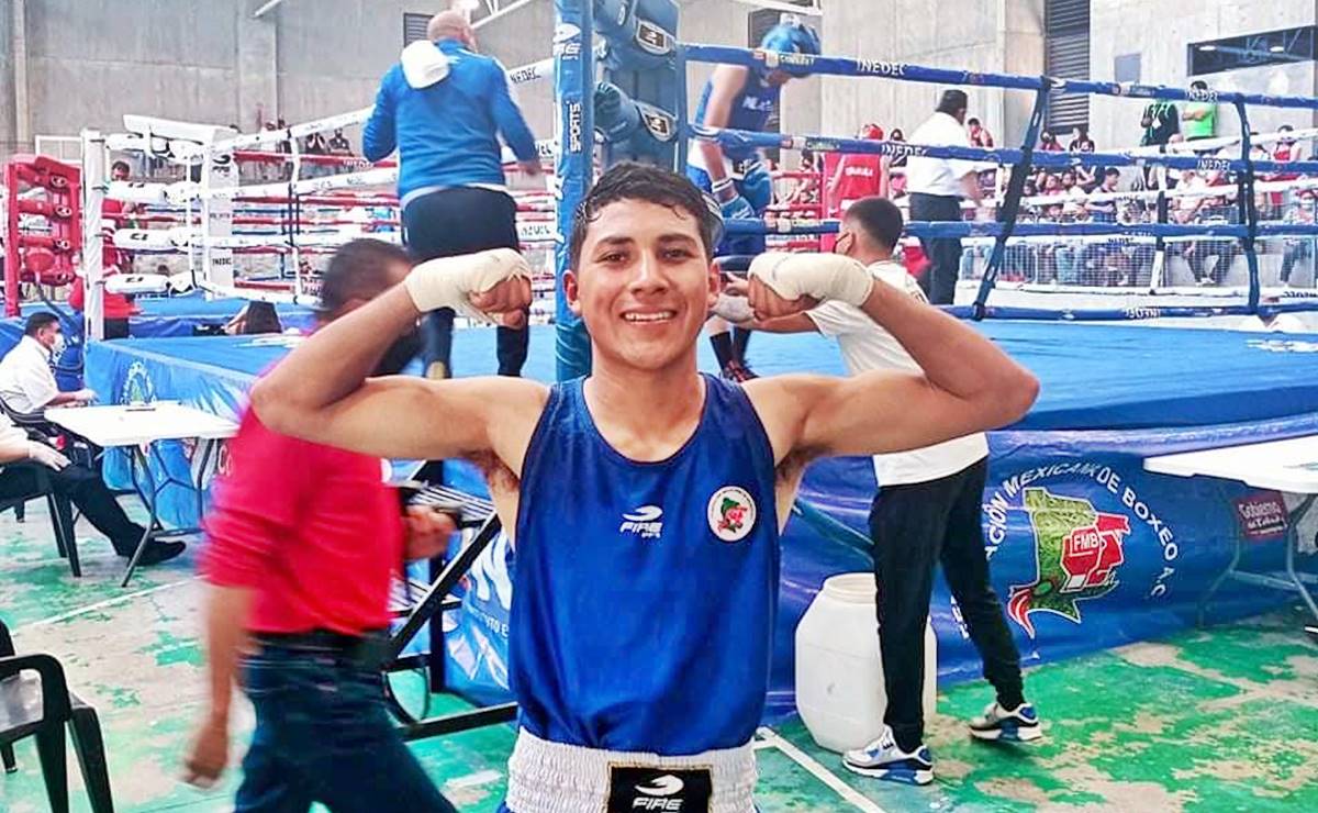 Adán, el joven potosino que representará a SLP en el Festival Olímpico de Boxeo 2022
