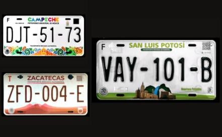 Placas de auto en San Luis Potosí, entre las más bonitas de México