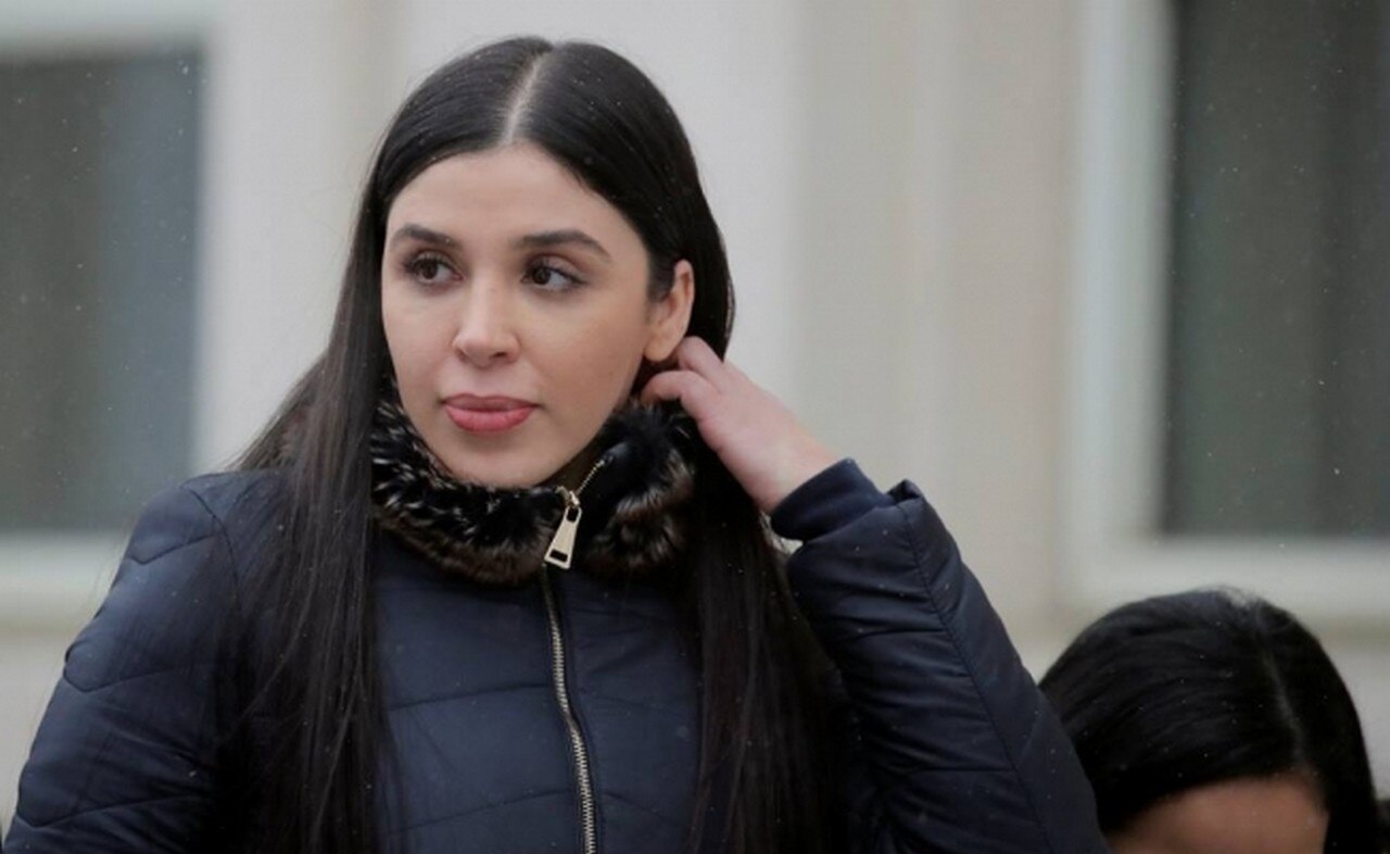 Emma Coronel estuvo presente durante la lectura del veredicto en la corte de Brooklyn (Foto: Reuters)
