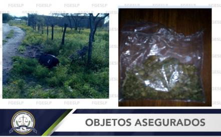 Detienen a hombre con marihuana en Rioverde
