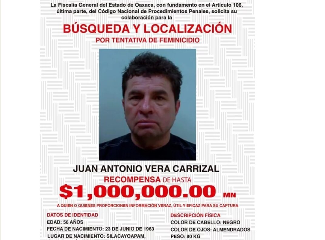 Ofrecen hasta un millón de pesos para dar con exdiputado por ataque con ácido a saxofonista