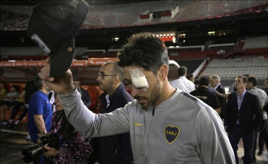 Pablo Pérez, capitán de Boca Juniors. Foto: AFP