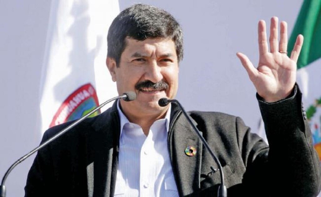 Javier Corral, gobernador de Chihuahua, lleva a cabo la Caravana por la Dignidad para exigir la detención de Duarte (JOSÉ LUIS GONZÁLEZ. EL UNIVERSAL)