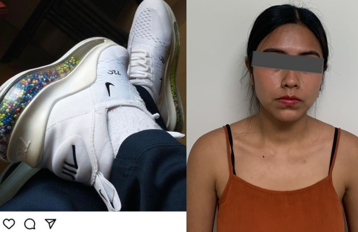 Presume en redes botín de lujo y la detienen: blusa, tenis y bolsa "Dior" con valor de 94 mil pesos