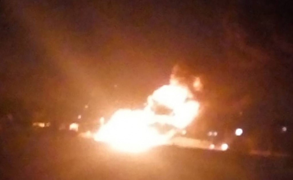 Autoridades reportan incendio de ducto en Huauchinango, Puebla