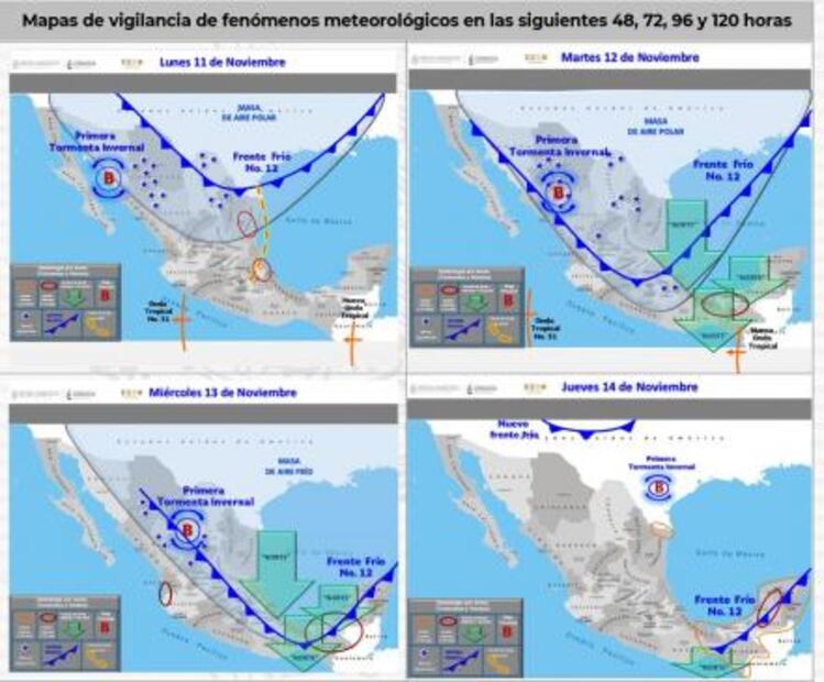 Primera tormenta invernal provocará bajas temperaturas en SLP  
