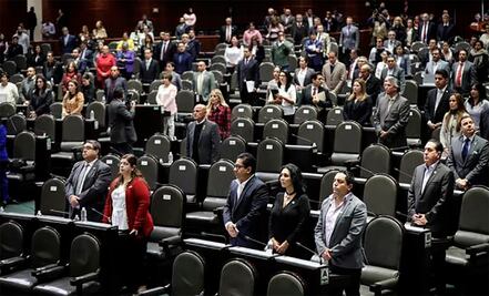 Inicia sesión de Congreso General en San Lázaro
