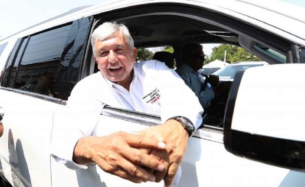 Andrés Manuel López Obrador, candidato presidencial por la coalición Juntos Haremos Historia, aseguró que ganará las elecciones del 1 de julio (Foto: Valente Rosas / EL UNIVERSAL)