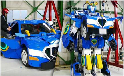 Conoce el primer robot que se transforma en un auto