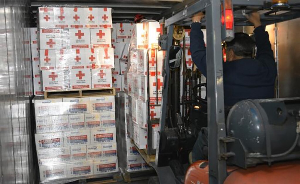 Envía Cruz Roja Mexicana 130 toneladas de ayuda humanitaria a Guatemala