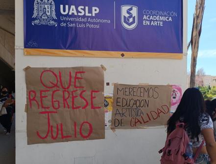 Óscar Montero presenta su renuncia a la Coordinación Académica de Arte de la UASLP