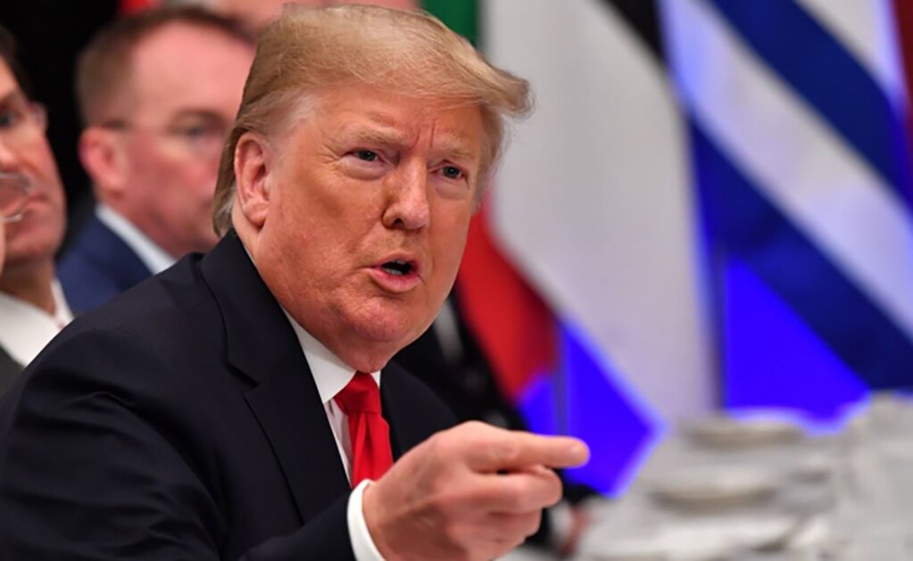 Regresa Trump a EU y cancela rueda de prensa final en la OTAN