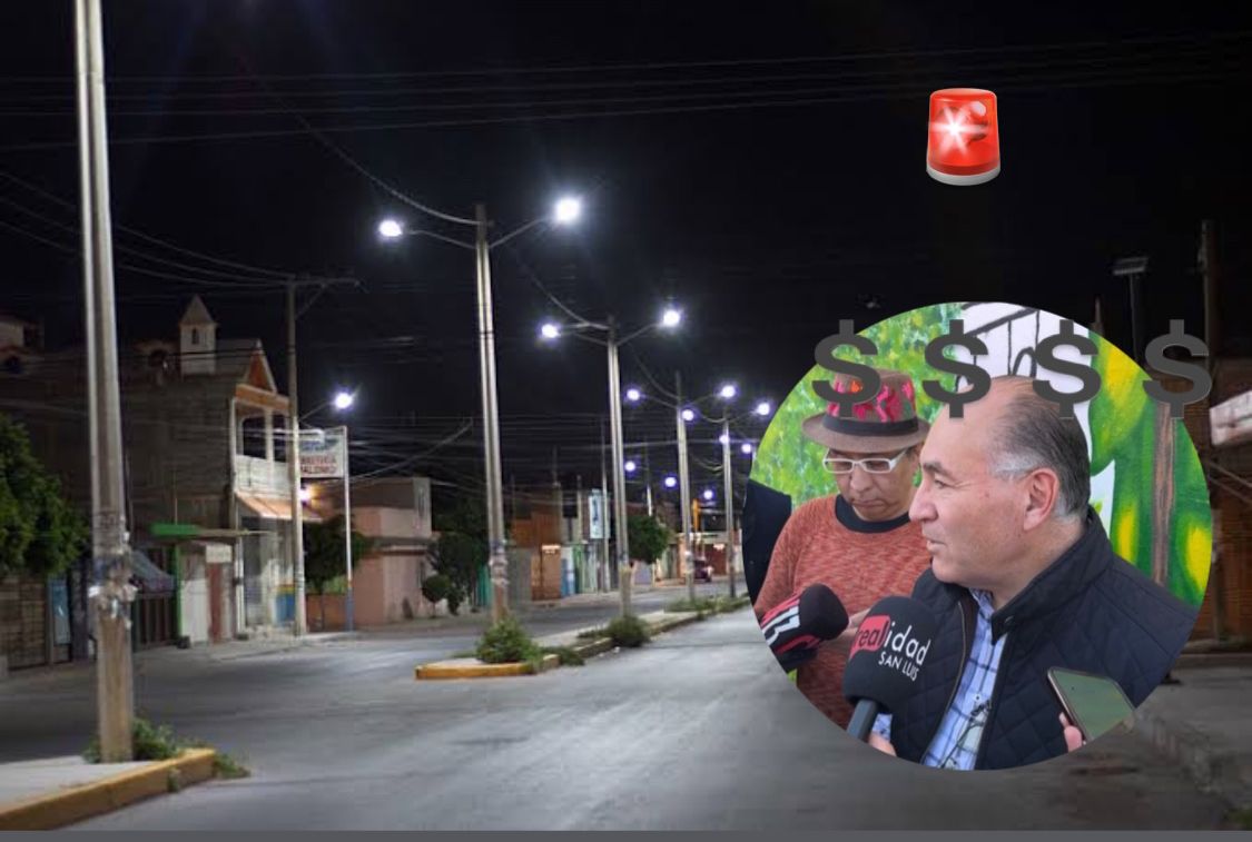¡Ola de aumentos! Ayuntamiento de SLP propone cobrar el alumbrado público