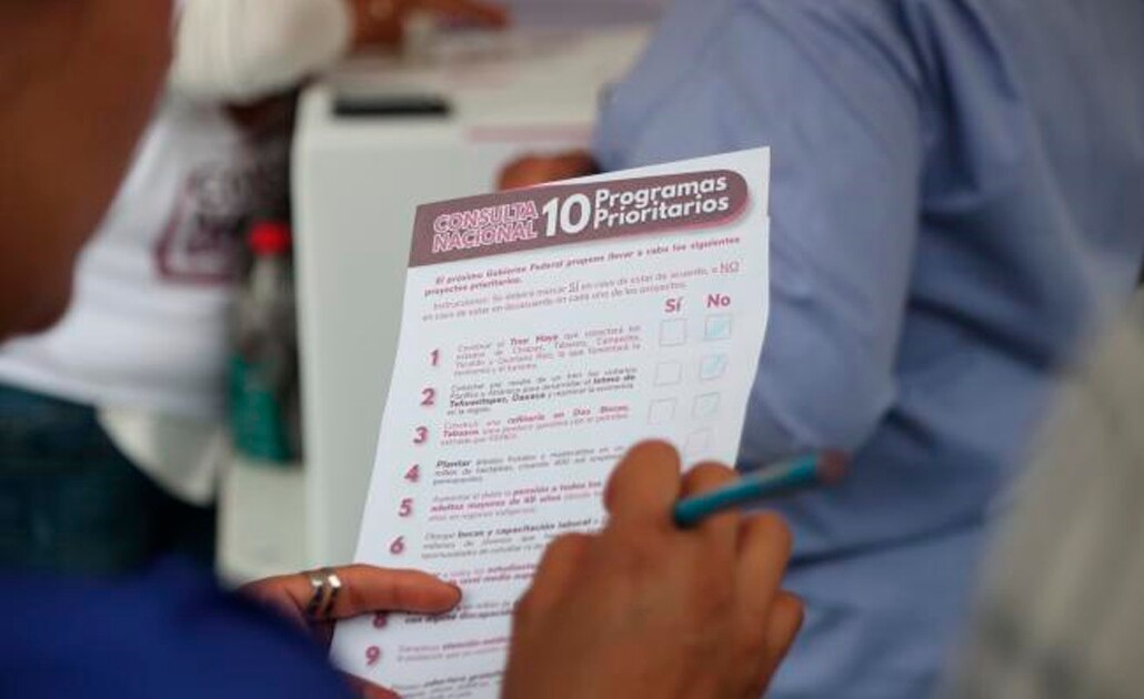 Votantes de consulta piden preguntas sobre temas de corrupción