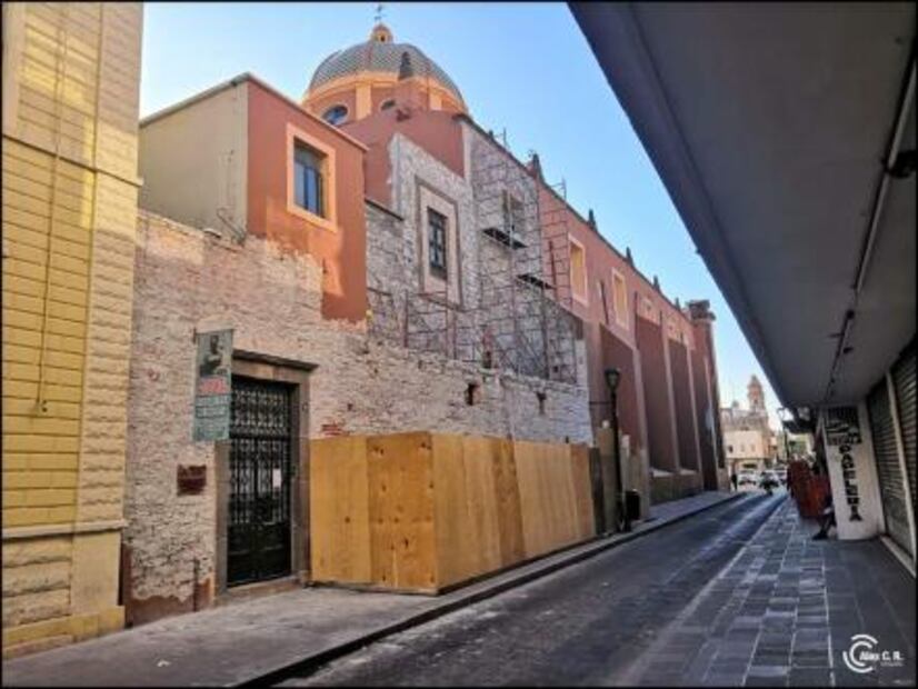 Feligreses restauran Templo de San Juan de Dios, inmueble en SLP con más de 400 años de historia
