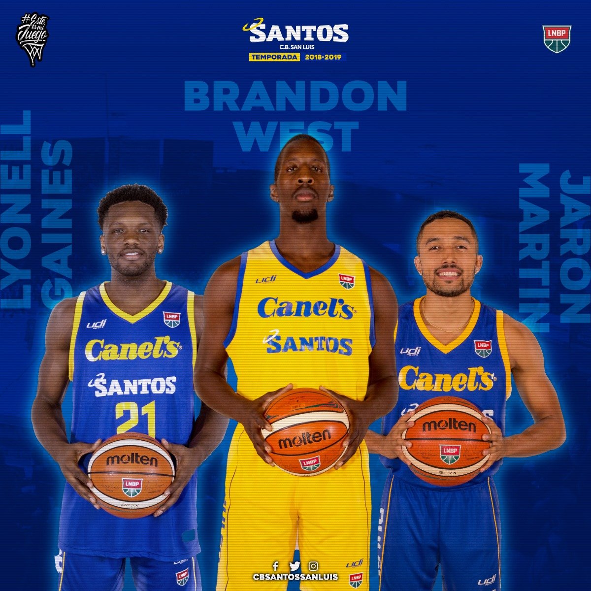 Jugadores del CB Santos en el "Top" de la LNBP