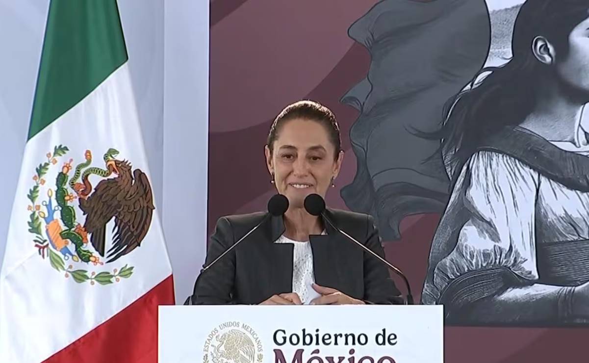 La Presidenta Claudia Sheinbaum en Toluca, Edomex, este domingo 14 de septiembre de 2025. Foto: Captura