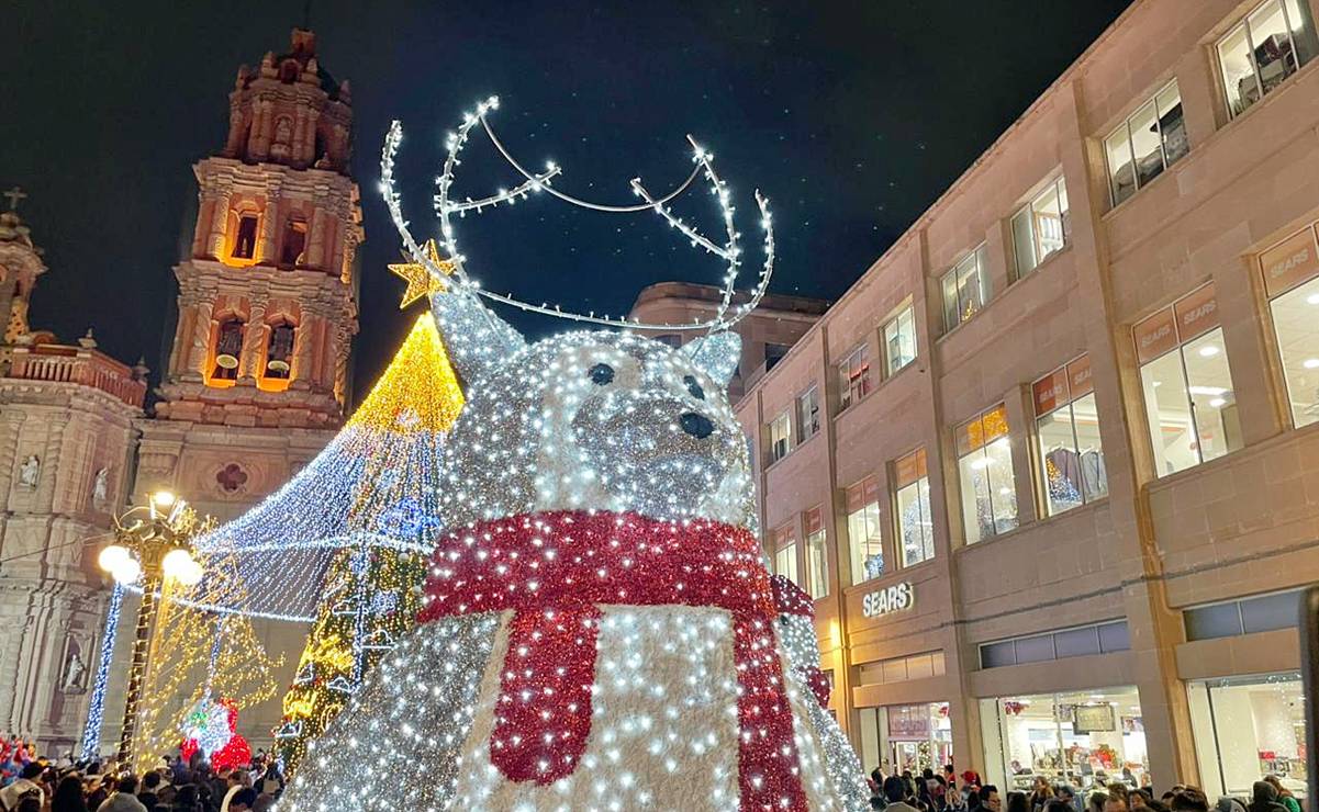 FOTOS: Así se iluminó la capital de SLP para vivir la Navidad 2025