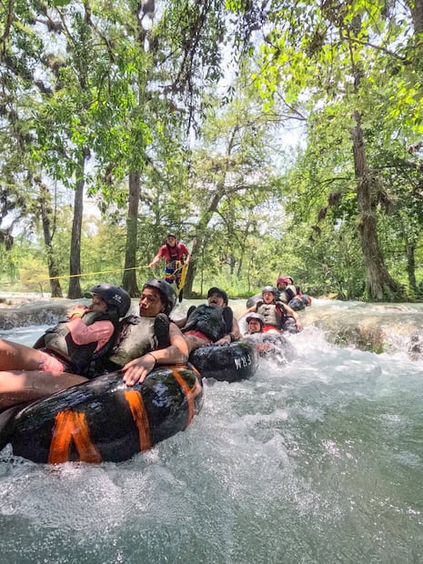 Tubbing en El Meco. Foto: FB@Huasteca Potosina
