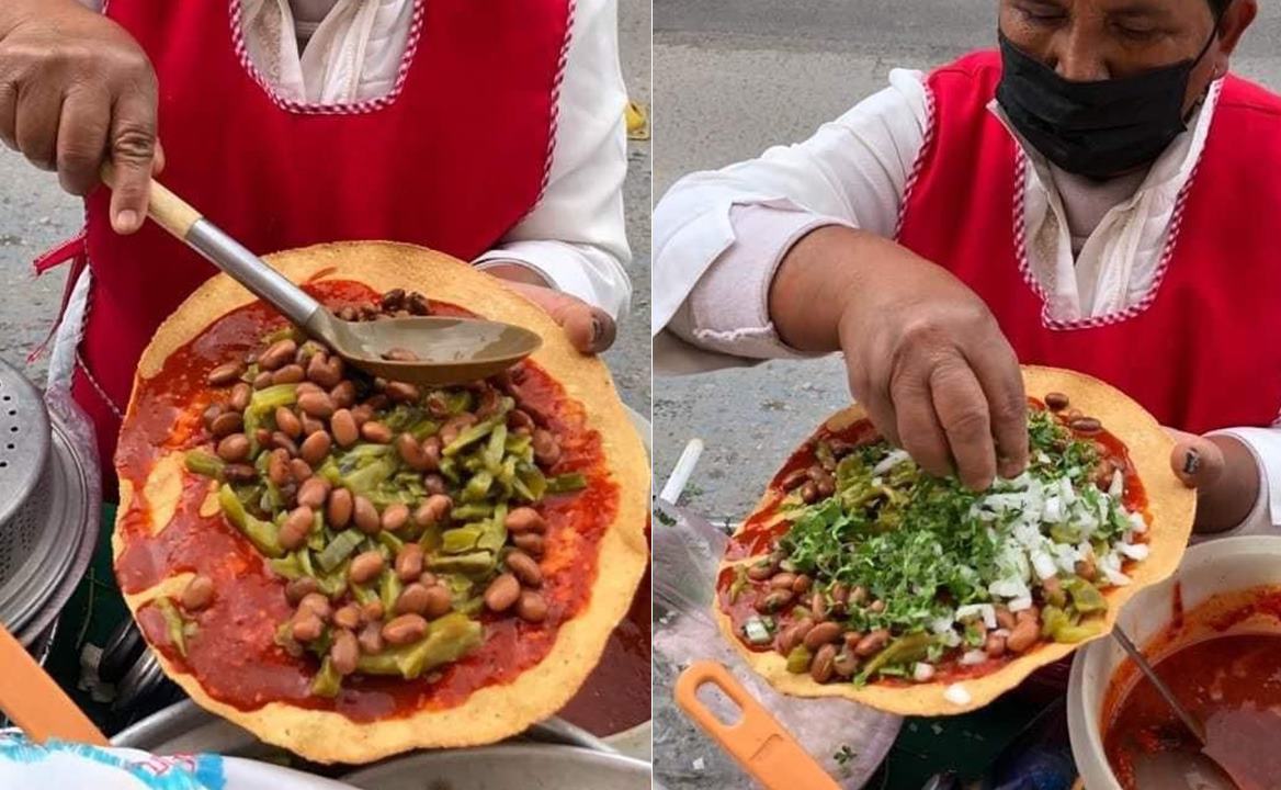 Tostada borrachas, el antojito para la cruda que nació en SLP. Foto: Cortesía Chacharas de Autor