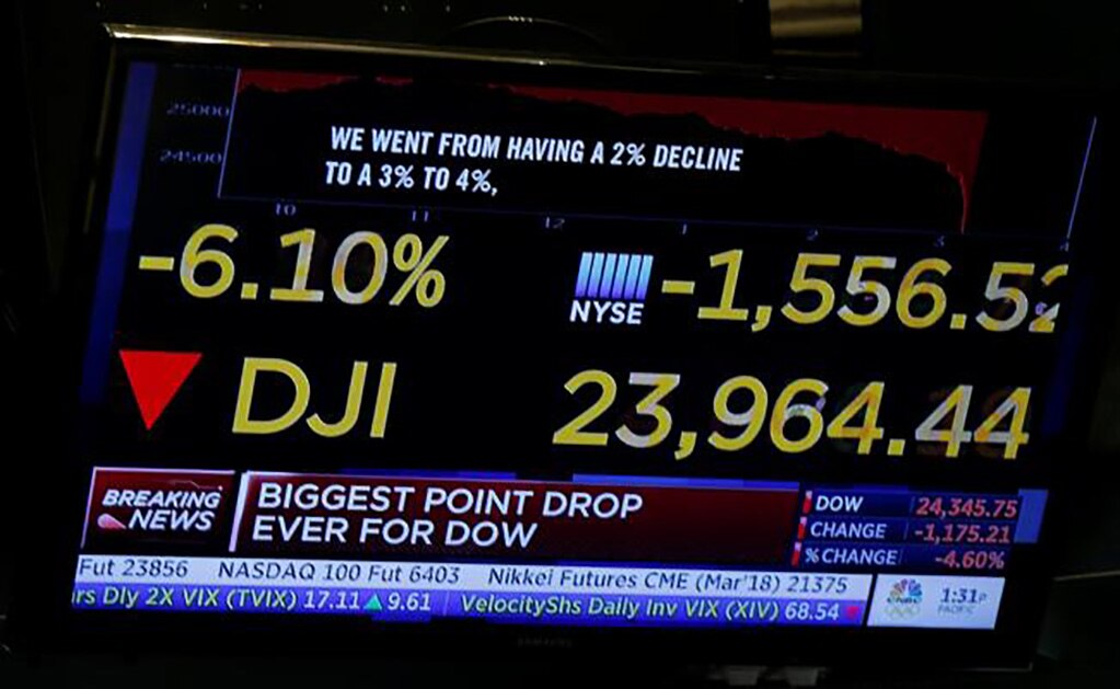 ¿Por qué el Dow Jones tiene su peor día desde 2011?
