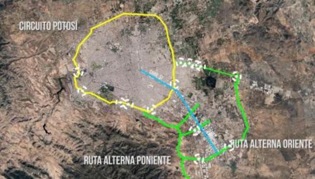 Anuncia gobierno de SLP tres megaproyectos de infraestructura vial para zona metropolitana