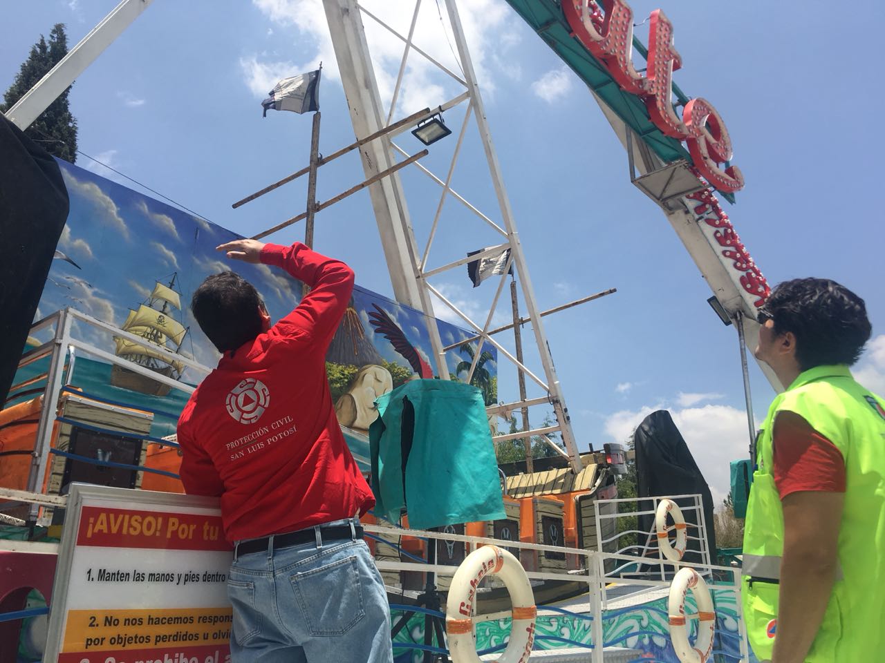 Revisan juegos mecánicos de la FENAPO