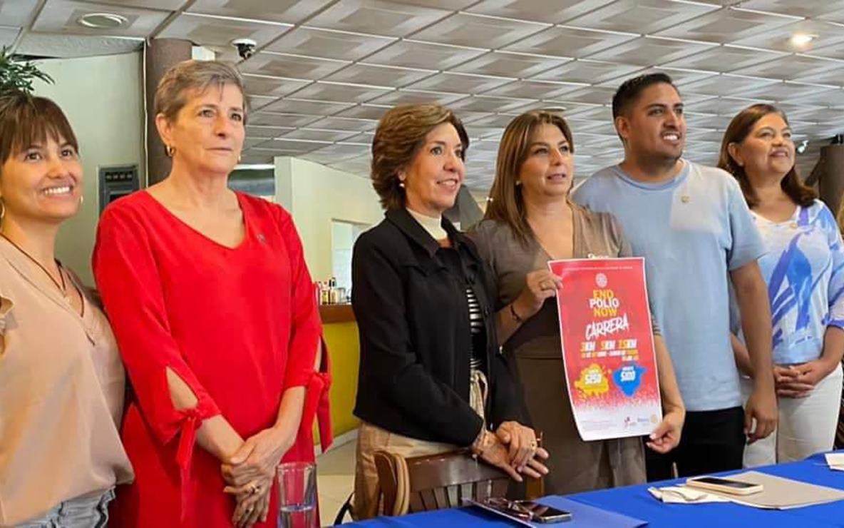 ¡Contra la poliomielitis! Club Rotario de San Luis Empresarial organiza carrera “End Polio Now”