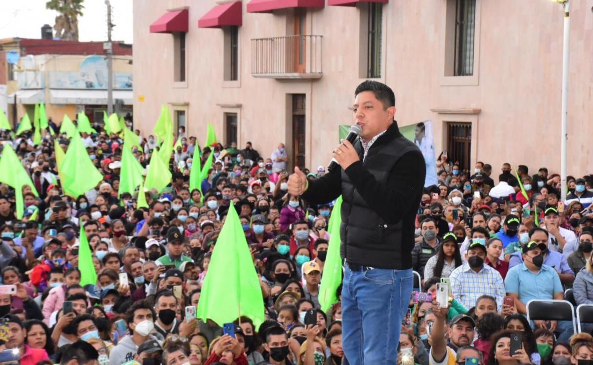 Con festejo en Soledad, Ricardo Gallardo inicio su etapa como gobernador electo de SLP
