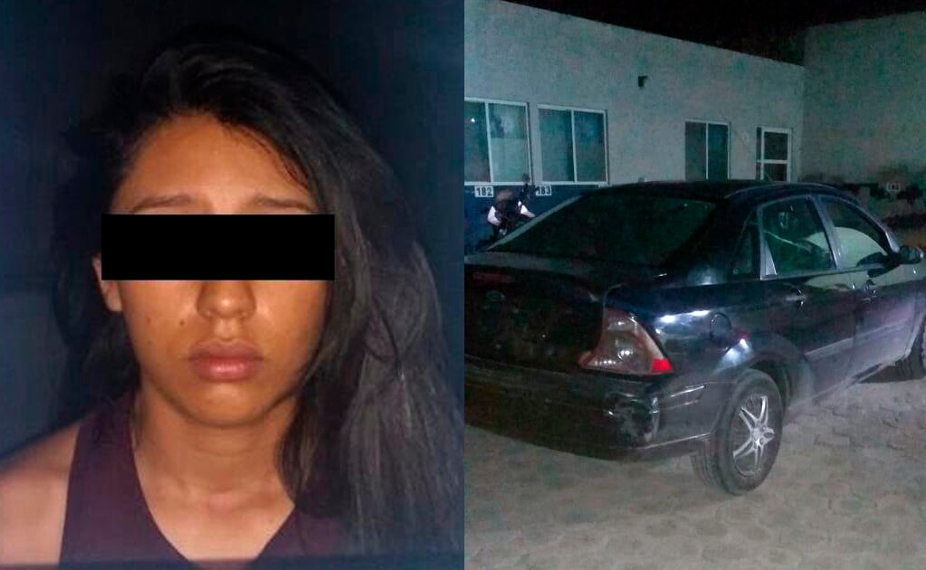 Detienen a jovencita, traía marihuana