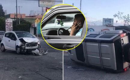 Uso de celular, principal causa de siniestros viales en San Luis Potosí