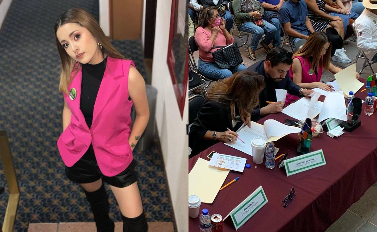 FOTOS. Rubí Ibarra debuta como juez en un concurso de canto en SLP 