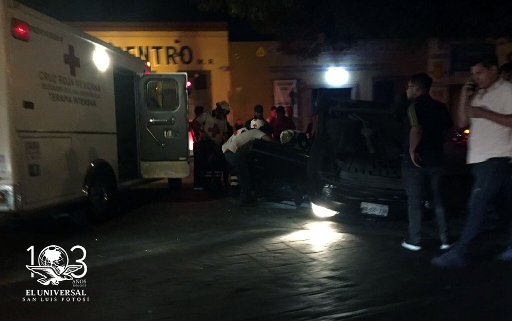 Volcadura en Centro Histórico