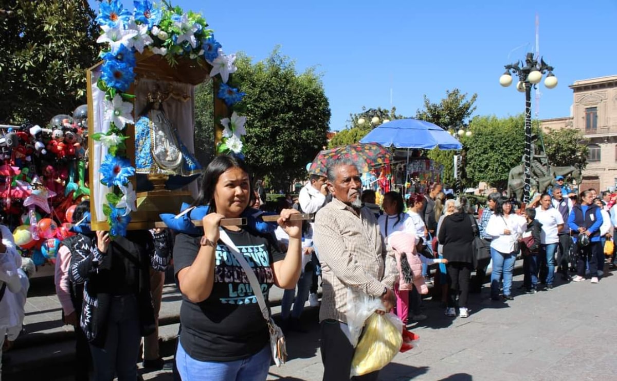 Con devoción, potosinos inician peregrinación hacia San Juan de los Lagos