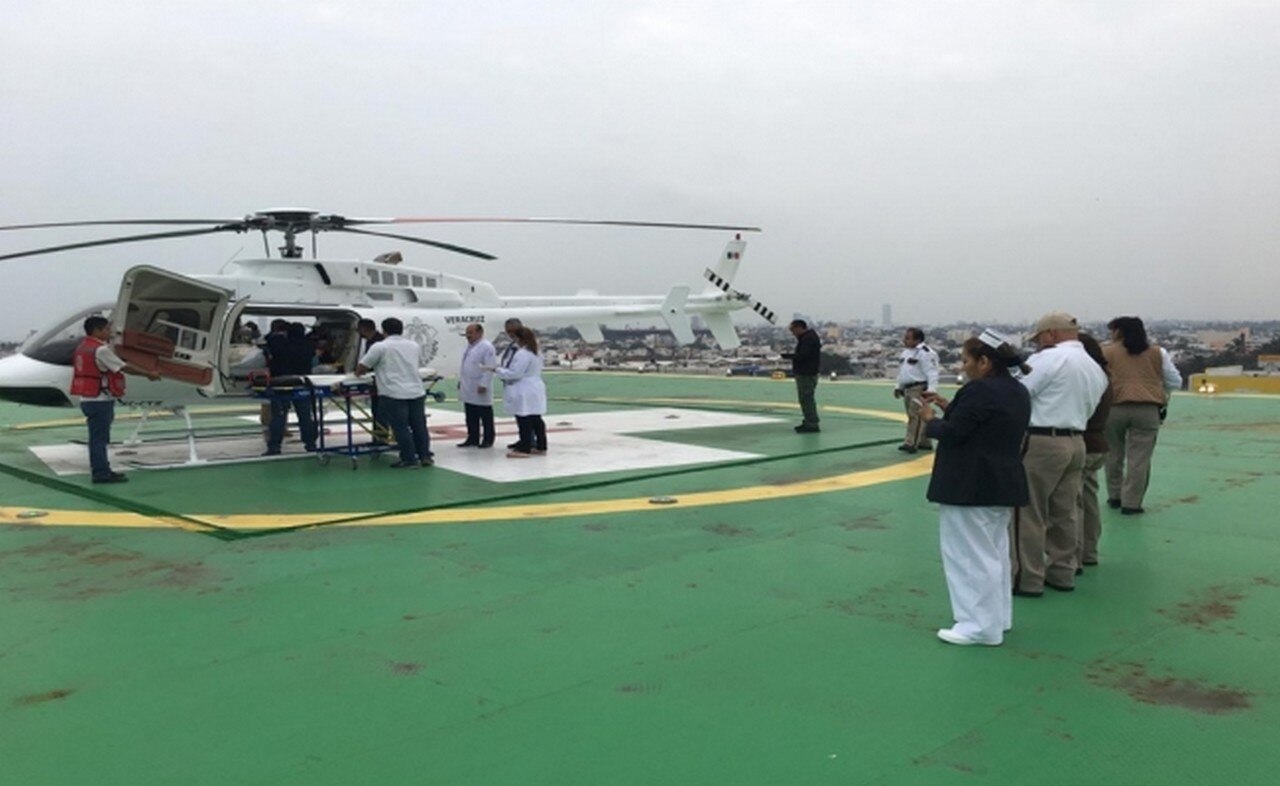  Realizan evacuaciones médicas en helicópteros que antes usaban gobernadores