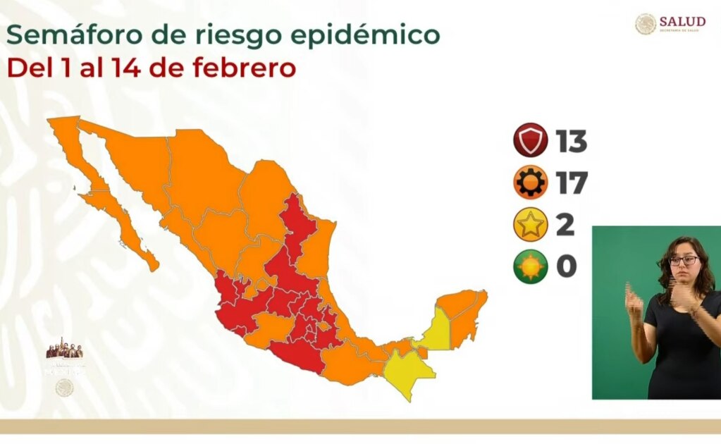 Ssa confirma que San Luis Potosí regresa a semáforo rojo