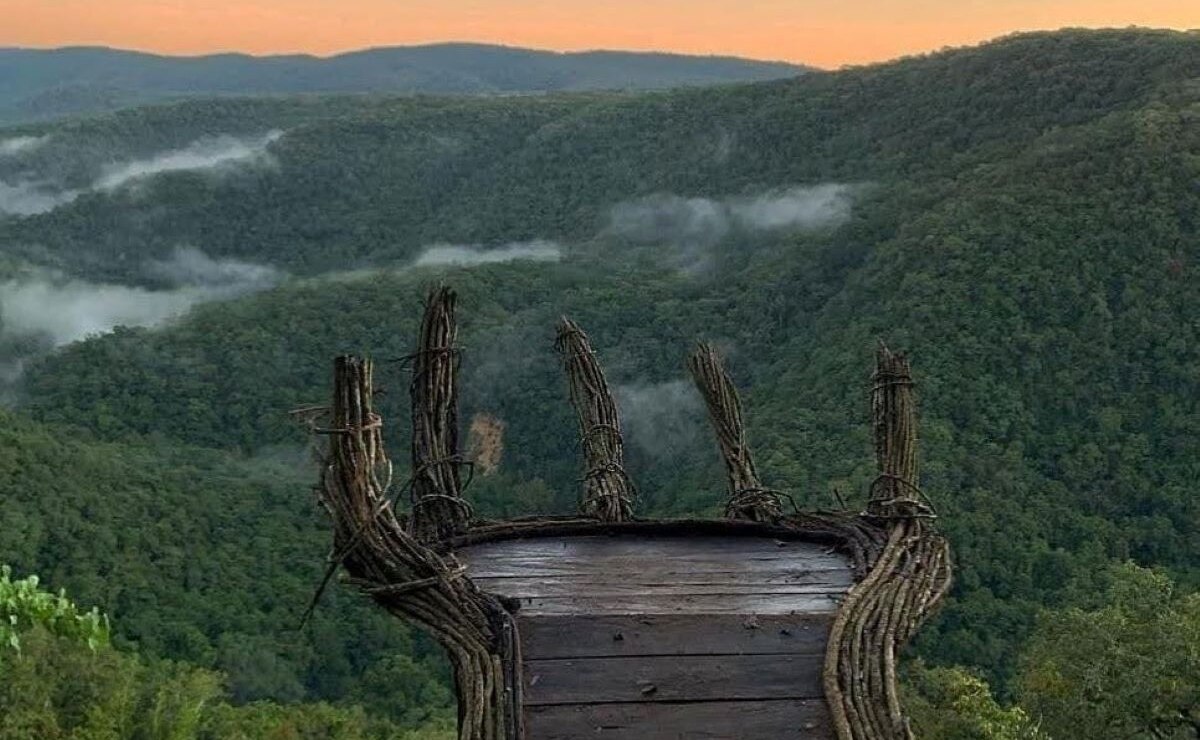 El mirador en forma de mano flotante que debes visitar en la Huasteca Potosina