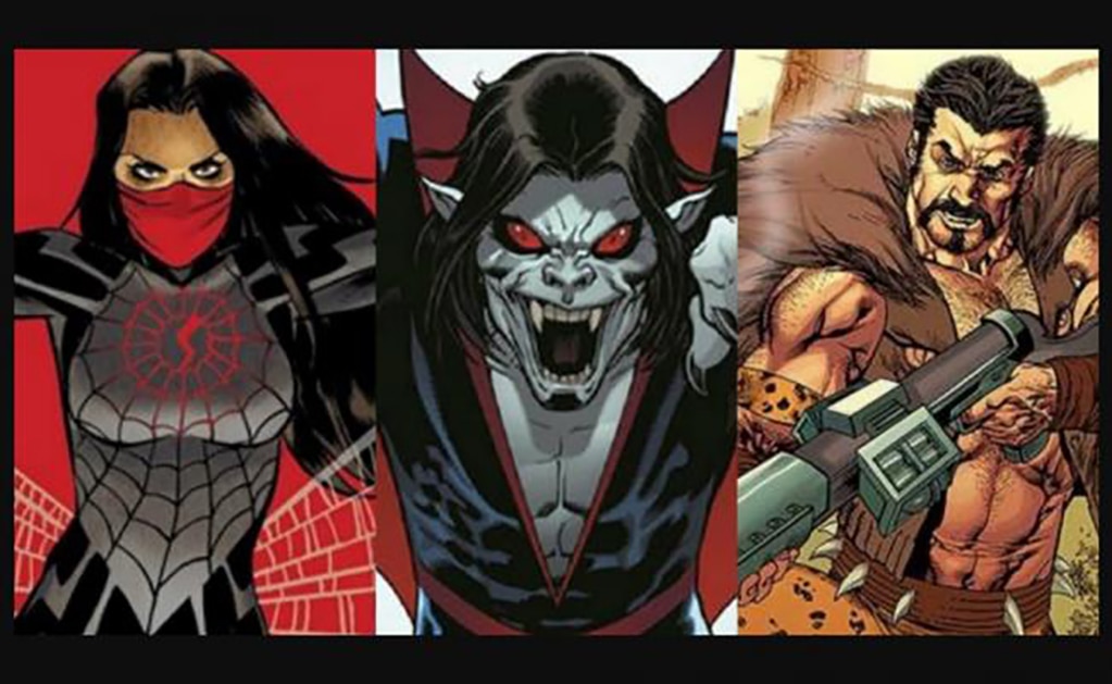 Sony desarrolla las películas de Morbius, Silk, Jackpot, Nightwatch, Black Cat, Silver Sable y Kraven el Cazador. FOTO: Especial