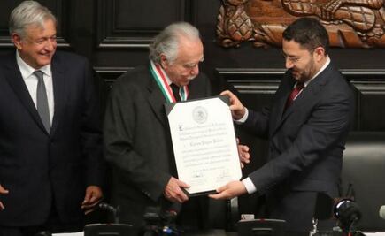 Senado de la República entrega Medalla Belisario Domínguez 2018 a Carlos Payán