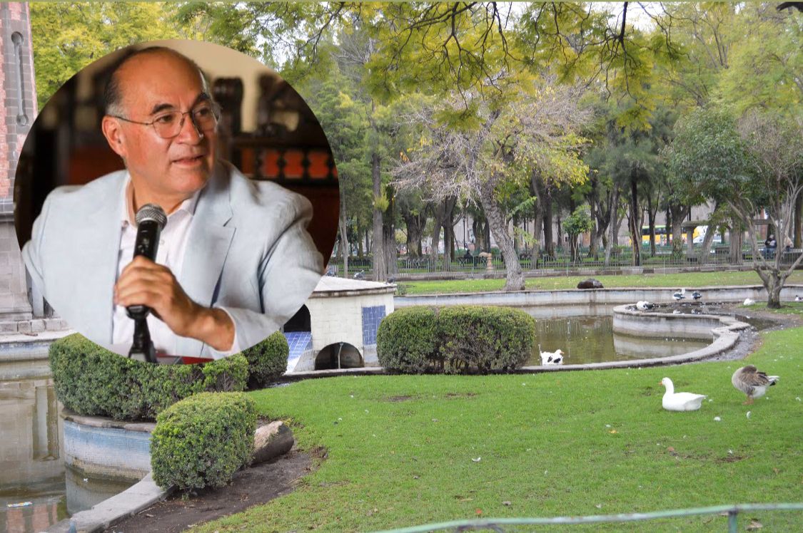 Desnivel para conectar la Alameda y plaza El Carmen; así es el proyecto peatonal en la capital de SLP. Foto: Especial