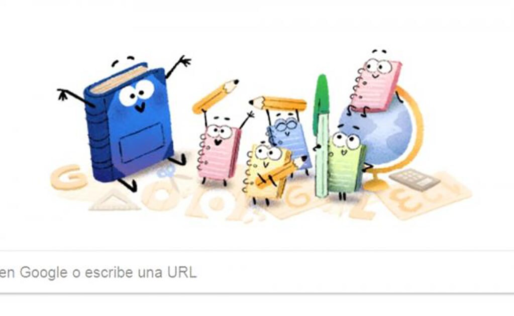 Google se une al nuevo ciclo escolar con doodle animado