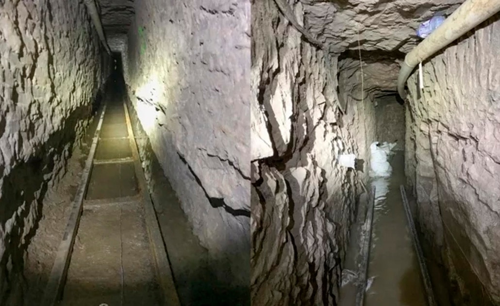 Hallan mega túnel ilegal en la frontera con EU; conecta Tijuana y San Diego