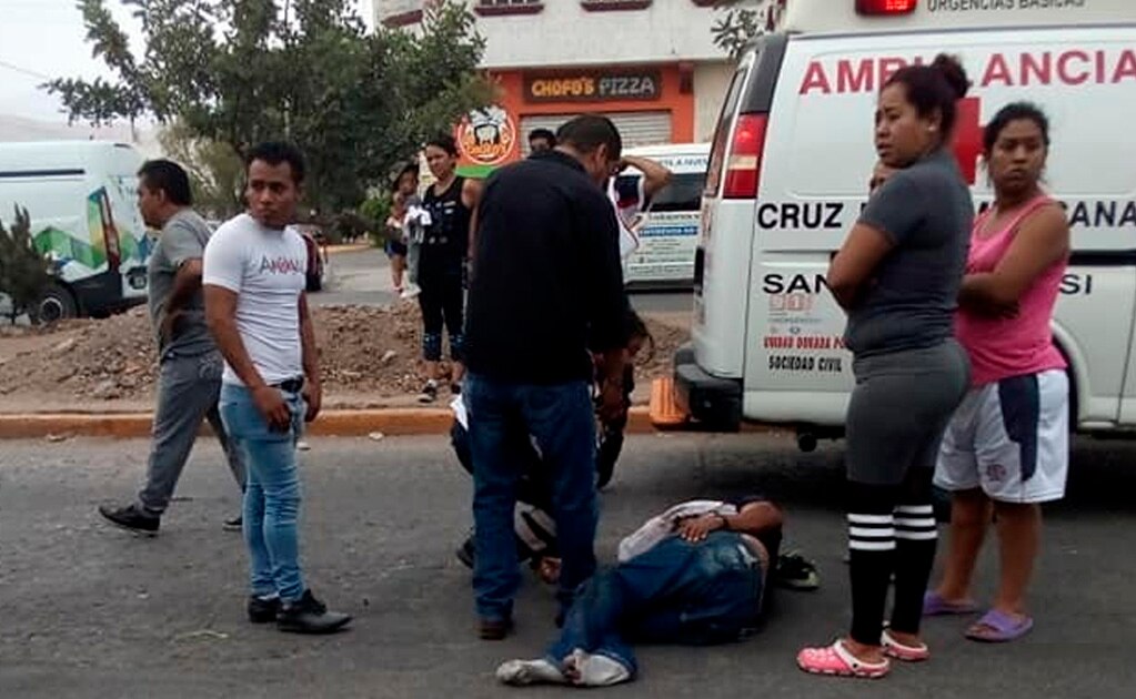 Roban camioneta en Av. Salk, dueño intenta detenerlos y resulta lesionado