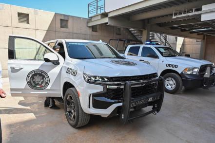 Guardia Civil escolta a candidatos en SLP